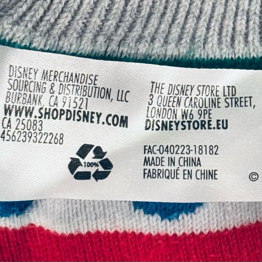 Authentic Disney Store Multicolor Mickey Mouse Christmas Sweater
Size Small - Picture 5 of 8